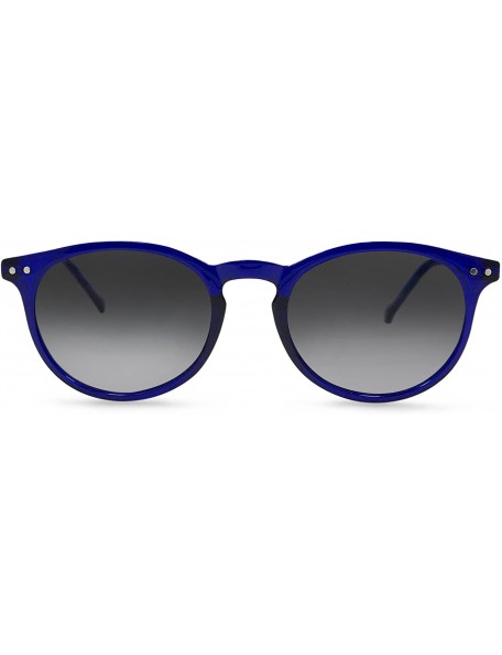 Oval Flexible Full Reader Sunglasses. Not bifocals - Blue - CX18GR8UDU9 $17.46