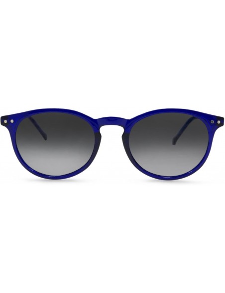 Oval Flexible Full Reader Sunglasses. Not bifocals - Blue - CX18GR8UDU9 $17.46