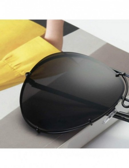 Oversized Oversized Sunglasses Women's Frameless Big Sunglasses Women's Ms. Large Sunglasses Women's Oversized Glasses - CV19...