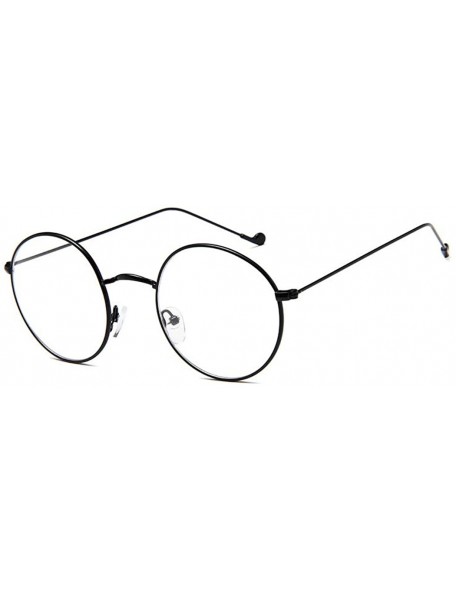 Oversized Retro Oversized classic Metal Frame for Men Women clear lens Eyewear - Color 5 - CP18MDKL7M8 $9.65