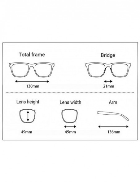 Oversized Retro Oversized classic Metal Frame for Men Women clear lens Eyewear - Color 5 - CP18MDKL7M8 $9.65