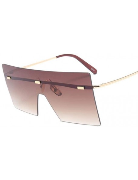 Oversized Oversized Brown Sunglasses Women Retro Vintage Sunglasses Big Shades Eyewear - C4 Bardie Pink - CX18TYHKS4Z $20.03