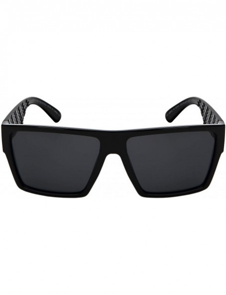 Square Plastic Rectangular Vintage Square Sunglasses for Men Women Polarized Lens 570111 - CT18IC0UMZ5 $12.26
