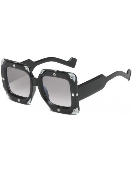 Rectangular Sunglasses Personality Glasses Fashion - A - CG18UDGCUGL $10.75