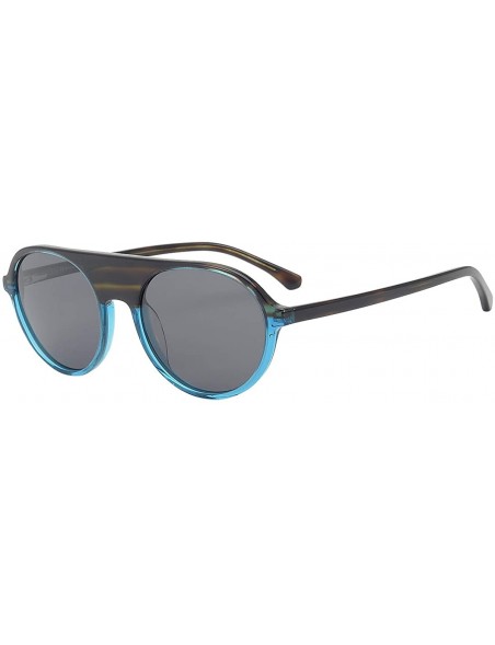 Aviator Polarized Sunglasses-Plastic-Fashion-100% UV Protection-For Lady - Brown - CQ18UTNI8UI $43.94