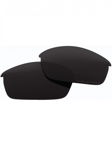 Sport Replacement Polarized Lenses Flak Jacket Sunglasses (Not Fit Flak Jacket XLJ- Flak 2.0) - Black - C8186O6N9Y4 $9.92