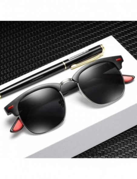 Oversized 2019 New Fashion Brand Designer Polarized Sunglasses Men Women Driving C3 - C1 - CT18YZSZLZ7 $12.67