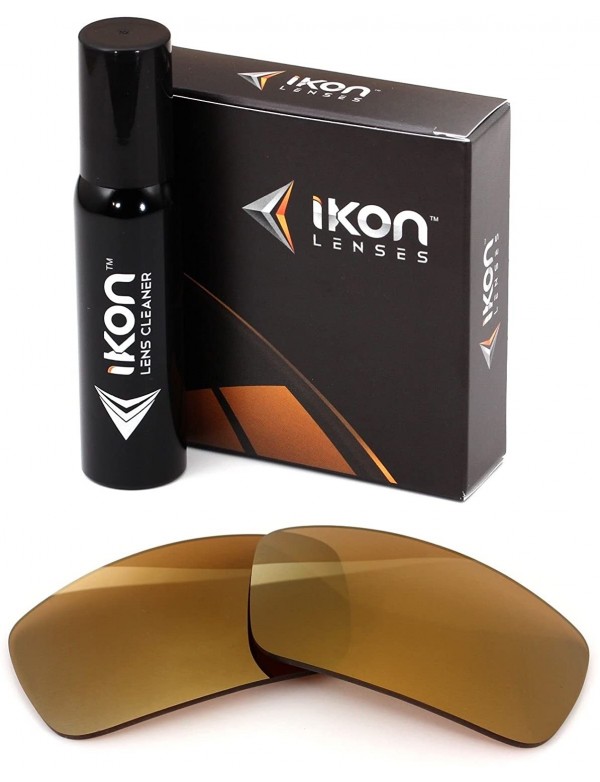 Sport Polarized Replacement Lenses for Spy Hielo Sunglasses - Multiple Options - 24K Gold Mirror - CQ12CCLAQCH $37.55