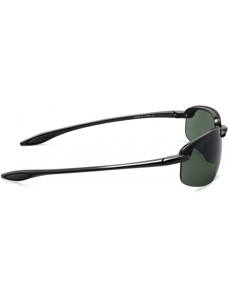 Sport Sports Sunglasses for Men Women Tr90 Rimless Frame for Running Fishing Baseball Driving MJ8001 - CE18HCYK3HR $11.85