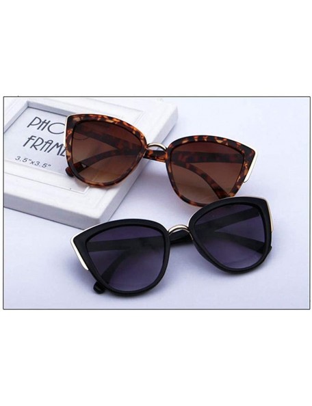 Round Women Fashion Shopping Sunglasses UV Protection Outdoor Driving Beach Eyewear Sunglasses - Brown - CO198MT6H6M $19.85