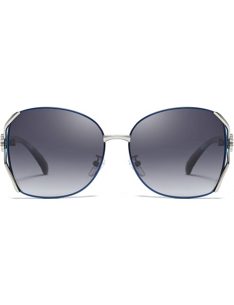 Oversized Classic Fashionable Oversized Polarized Sunglasses for Women 100% UV Protection - Colour - CZ18GALKH5I $11.51