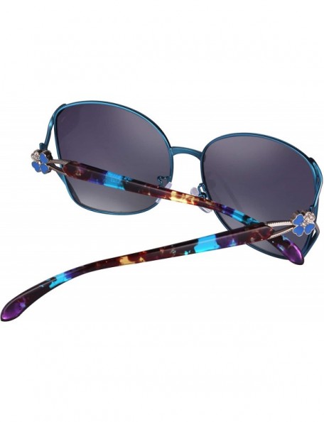 Oversized Classic Fashionable Oversized Polarized Sunglasses for Women 100% UV Protection - Colour - CZ18GALKH5I $11.51