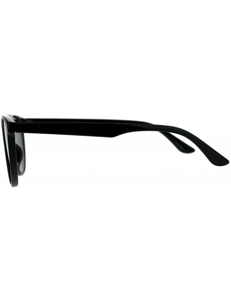 Oval Womens Oval Cateye Sunglasses Metal Bridge Designer Fashion Shades - Black (Black) - C318DASCL2O $11.99