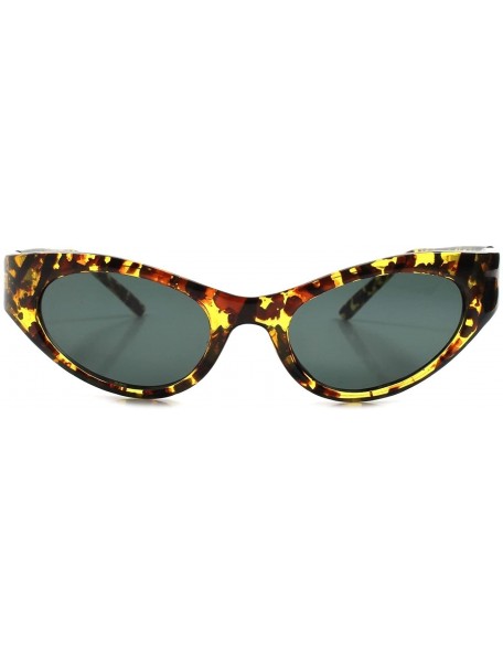 Cat Eye Vintage Fashion Classic Womens Stylish Cat Eye Sunglasses - Tortoise - CA1896E27D2 $10.24