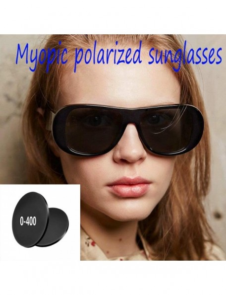 Oval 2019 new ladies myopia polarized sunglasses oval frame personality brand luxury ladies polarized sunglasses - C618TS93T2...