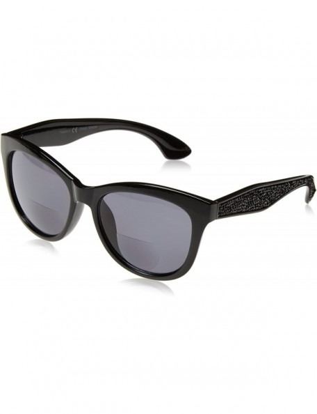 Square womens Caliente Hideaway Square Bifocal Sunglasses - Black - C5189SSY5UH $21.07