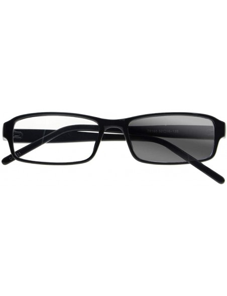 Rectangular Men Women Rectangular Bifocal Reading Glasses Transition Photochromic Anti-UV Reader - Black - CC18XEXY9Z2 $23.17