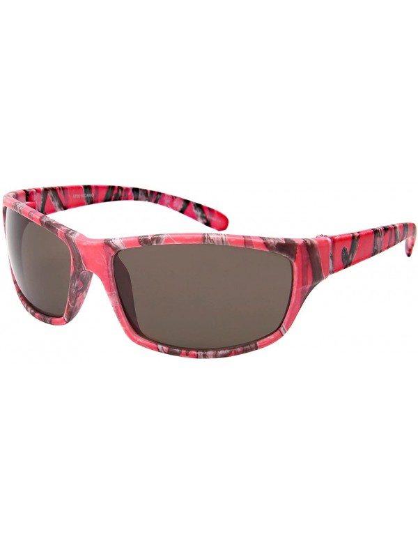 Wrap Women Wrap Style Sunglasses Pink Camo Design Sunglasses Purple for Women - E70100 Pink - C0183XKW8KZ $11.15