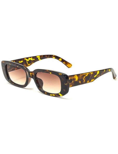 Square 2019 New Style Brand Designer Sunglasses Men Women Vintage Ultralight Square Gradient Sunglasses with Box - CH1935X76M...