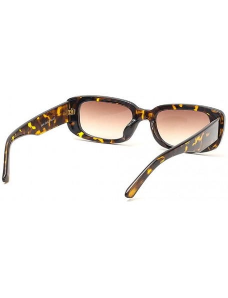 Square 2019 New Style Brand Designer Sunglasses Men Women Vintage Ultralight Square Gradient Sunglasses with Box - CH1935X76M...
