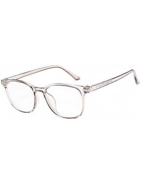 Aviator Unisex Stylish Vintage Classic Non-prescription Eyeglasses Glasses Clear Lens Eyewear - Color 2 - C918LX7AN49 $19.09