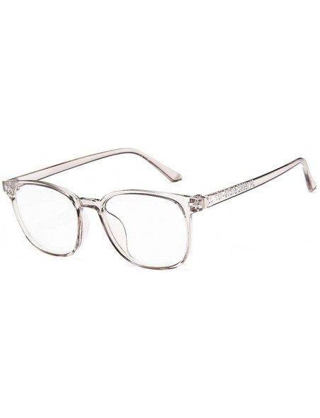 Aviator Unisex Stylish Vintage Classic Non-prescription Eyeglasses Glasses Clear Lens Eyewear - Color 2 - C918LX7AN49 $8.51