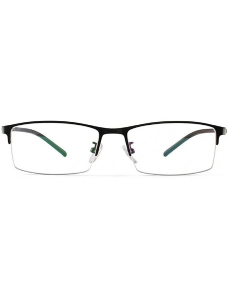 Square Nearsighted Myopia Glasses Men Business Style Square Metal Half frame Optical Glasses Photochromic Sunglasses - C218Z8...