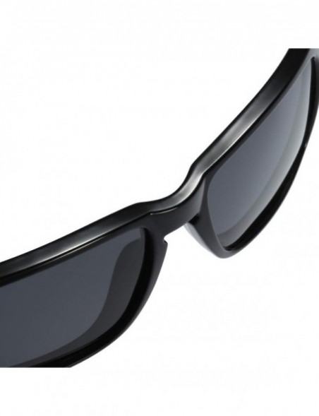Sport HD Polarized Sunglasses for Men and Women Matte Finish Sun Glasses Color Mirror Lens 100% UV Blocking - C - C1197AZTO6L...