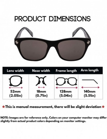 Rimless Horned Rim Skull Sunglasses with Solid Lens SK540886P-SD - Black - CB12N18TWXX $12.68