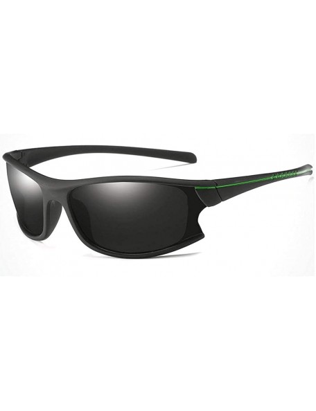 Goggle Men's Polarized Sunglasses Sports Sunglasses Dust Mirror Riding Glasses 2020 Fashion Mens Goggle - Green&grey - CY192R...