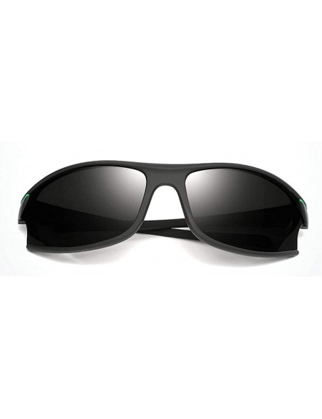 Goggle Men's Polarized Sunglasses Sports Sunglasses Dust Mirror Riding Glasses 2020 Fashion Mens Goggle - Green&grey - CY192R...