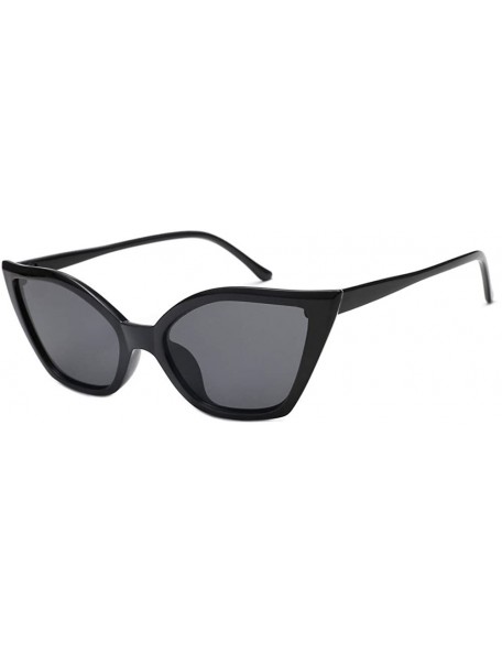 Rimless Glasses- Women's Fashion Vintage Cateye Frame Shades Acetate Frame UV Sunglasses - 7139f - C918RU45M84 $9.72