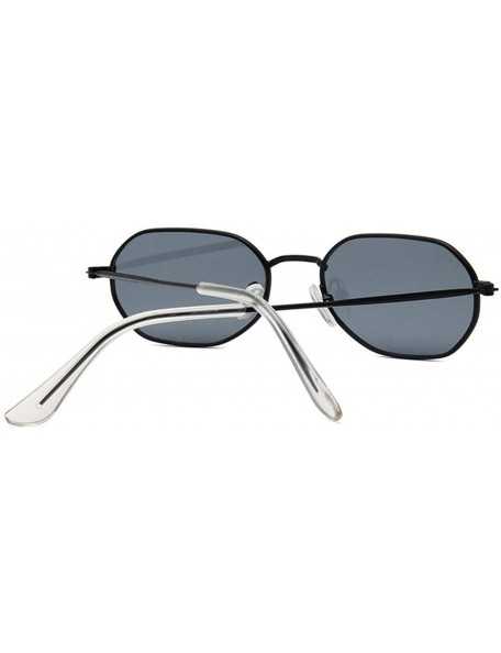 Shield Vintage Small Octagon Sunglasses Women Ladies Fashion Shade Brand Designer Square Metal Frame Sun Glasses - CK198ZA222...