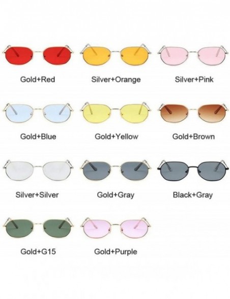 Shield Vintage Small Octagon Sunglasses Women Ladies Fashion Shade Brand Designer Square Metal Frame Sun Glasses - CK198ZA222...