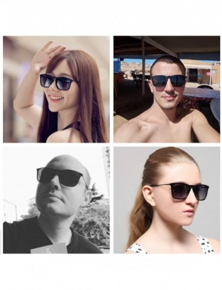 Rimless Sunglasses Scratch Resistant Lightweight Rectangular - Black/Grey - C518DRUMLST $29.56