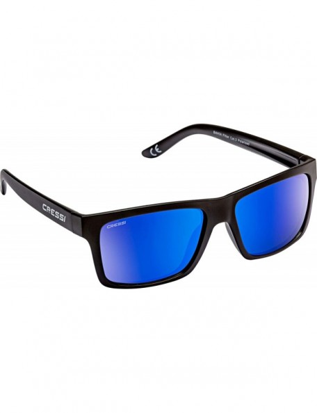 Sport Bahia Floating Orange Mirrored - Black - Blue Mirrored Lens - C21935HAZ4E $38.20