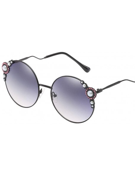 Rimless Unisex Vintage Hippie Retro Round Circle Womens Mens Mirror Sunglasses - Gray - CX18OAMND72 $22.91