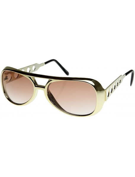 Aviator Classic TCB Elvis Celebrity Style Aviator Sunglasses - C8114MSJEQ9 $14.55