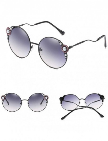 Rimless Unisex Vintage Hippie Retro Round Circle Womens Mens Mirror Sunglasses - Gray - CX18OAMND72 $10.94