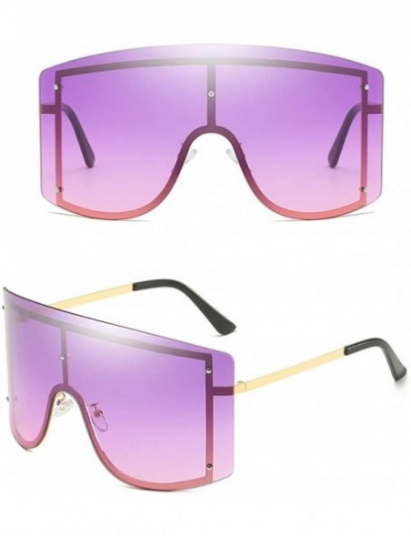 Sport Fashion Man Women Oversize Sunglasses Glasses Shades Vintage Retro Style - F - CL193XI2MQE $21.24