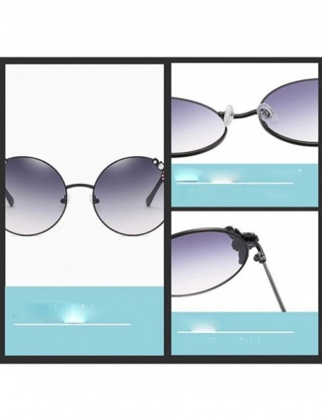 Rimless Unisex Vintage Hippie Retro Round Circle Womens Mens Mirror Sunglasses - Gray - CX18OAMND72 $10.94