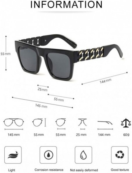 Oversized Sunglasses Eyewear Women - Ladies Sunglasses UV400 Protection Resin Lens - Pink - CT18SER3M4X $7.42