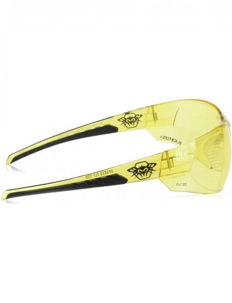 Wrap Black Flys Sparxx Fly Too/Safety Glasses - Yellow - C0192K96DWW $15.42