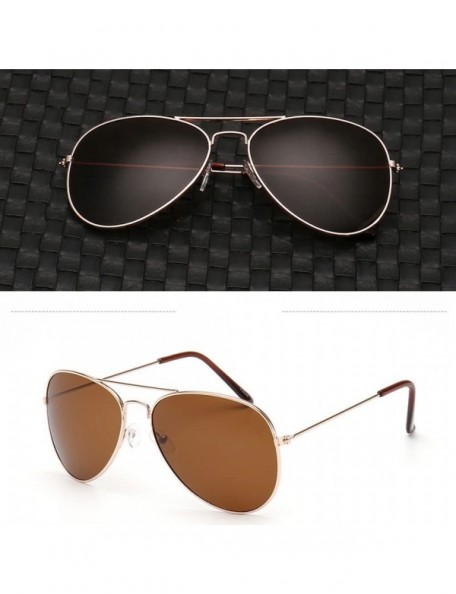 Goggle Vintage Round polarized Sunglasses Classic Retro design Styles Shades - H - CN18OAK2X9Q $7.60