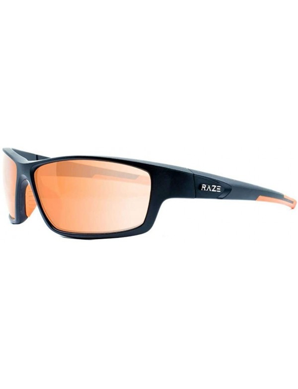 Sport Z-COAST Sport Sunglasses Sun Unbreakable Floats (Black HD/Orange) - CT18QYOMZDS $17.69