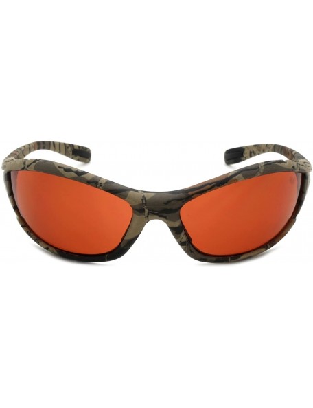 Sport Camo Hunting Sports Sunglasses with Polarized Driving Lens X540124P/DL - Green Camo - CU127XWF8IN $11.54