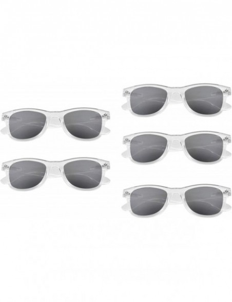 Wayfarer Classic Bifocal Sunglasses for Women 5 Pack - Sgs027 Silver Mirror-5pc - CR18WIH7GH2 $24.91