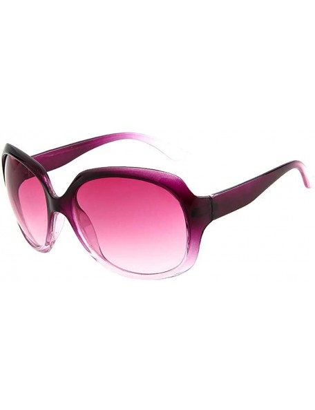 Wayfarer Hot Sale! Women Vintage Sunglasses-Retro Round Glasses Fashion Ladies Summer Party Beach Eyewear - B - C618OIXHT2C $...