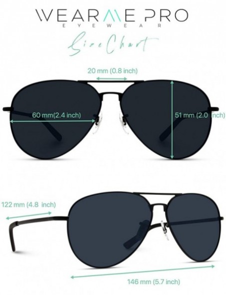 Round Classic Full Black Polarized Lens Metal Frame Men Aviator Style Sunglasses - CW18IGK89QW $16.52