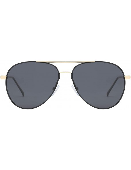 Oversized Polarized Aviator Sunglasses UV400 Oversized lens with Case for Men Women VL9503 - CB18ROS7KX8 $13.16